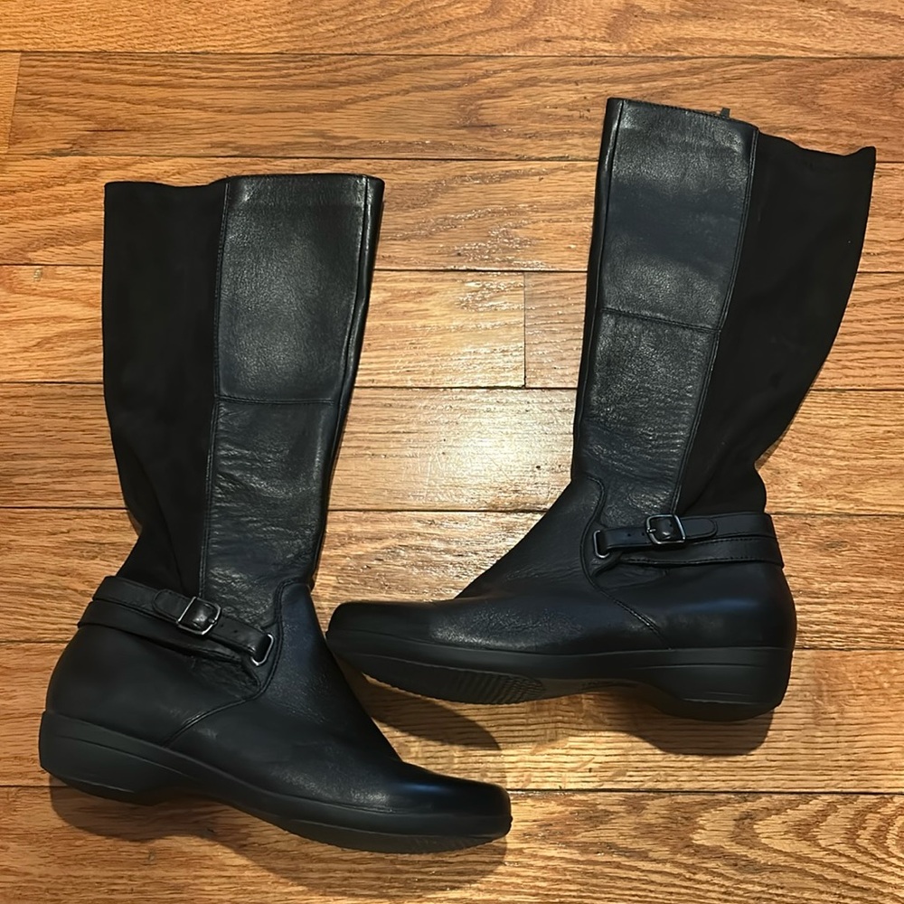 Dansko Black Heeled Boots